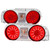 Spec-D Chrome LED Tail Light with Red Lens | SPE LT-R3289RLED-TM
