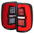 Spec-D LED Tail Light with Gloss Black Housing, Clear Lens, and Red Light Bar | SPE LT-RAM1925BKLD-SQ-RS