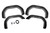 Rough Country Defender Pocket Fender Flares - White - GMC Sierra 2500 HD/Sierra 3500 HD (20-23) | DHTP A-G12011-GAZ