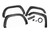 Rough Country Fender Flares - Defender - 4X0 Inferno - Toyota Tundra (14-21) | DHTP A-T11411-4X0