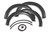 Rough Country Sport Fender Flares -  Gloss Black -  Ford F-250/F-350 Super Duty (23-24) | DHTP S-F20231-RCGB