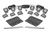 Rough Country LED Light Kit - Fog Mount - Triple 2 Inch Black Pair - Spot/Flood - Ford Bronco (21-24) | DHTP 51140