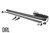 Rough Country LED Light - Lower Windshield - 50 Inch Black Single Row - White DRL - Polaris General (19-22) | DHTP 93035