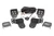 Rough Country LED Light - Cage Mount - 2 Inch Black Pair - White DRL - Polaris General (16-22) | DHTP 93025