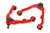 Rough Country Red Forged Upper Control Arms - OE Upgrade - Chevy/GMC 1500 (99-06) | DHTP 10026RED
