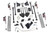 Rough Country 6 Inch Lift Kit - 4 Link - OVLD - Vertex - Ford Super Duty (15-16) | DHTP 58950