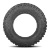 Mickey Thompson Baja Mtz Radial Tire 33x12.50R15 108Q White Letter EC MIC 90000000089