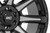 Rough Country 81 Series Wheels Rims 20x9 8x180 Semi Gloss Black W/ Machined Spokes 0mm | 81200906M