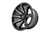 Rough Country 81 Series Wheels Rims 20x10 6x139.7 Semi Gloss Black W/ Machined Spokes -19mm | 81201812M