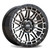 Atw Yukon Wheels Rims 17x8 5x108 Gloss Black W/ Machined Face 30mm | YUK1785505