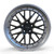 Traklite Turbulance Wheels Rims 18x8.5 5x114.3 Gloss Black W/ Polished Lip 35mm | TLTUR1900