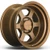 9Six9 Six-1 Deep Wheels Rims 16x8 6x139.7 Matte Bronze -10mm | 9001D-1680-10-639-FBZ