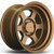 9Six9 Six-1 Deep Wheels Rims 17x8.5 5x127 Matte Bronze -10mm | 9001D-1785-10-527-FBZ