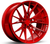 Variant Rian 20x10 Raw Blood Red 0mm Blank Wheels