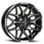 Vision Rekluse 305 Wheels Rims 20x9 5x150 Gloss Black W/ Machined Face And Lip 12mm | 305-2950GBMFL12