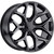 Replica 101 Wheels Rims 22x9 6x139.7 Gloss Black Milled 24mm | 101GBM-229060+24