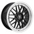 Impact Racing 505 Wheels Rims 18x8 5x100 Gloss Black W/ Machined Lip 38mm | 505BML-18814+38