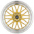 Impact Racing 505 Wheels Rims 18x8 5x100 Gold Machined Lip 38mm | 505GML-18814+38