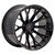 Ferrada FR9 Wheel 20x8.5 Blank Custom Drilled Obsidian Black 20mm FR92085B-OB20-45 - FREE T-SHIRT INCLUDED!