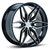 Ferrada FT5 Wheels Rims 22x9.5 6x139.7 Machined Black 25mm | FT522956139MA25