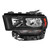 Spec-D Spec-D Dodge Ram 2500 3500 Oe Halogen Headlight Left- Blk Housing Clear Lens Amber Reflector | SPE 2LH-RAM1925JM-L-RS