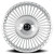 Dolce Luxury Trento Wheels Rims 20x10.5 5x115 5x120 Gloss Sliver With Brushed Face 25mm | TRENTO-2010518GSBF