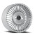 Dolce Luxury Trento Wheels Rims 20x10.5 5x115 5x120 Gloss Sliver With Brushed Face 25mm | TRENTO-2010518GSBF