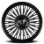 Dolce Luxury Razzo Wheels Rims 24x10 6x135 6x139.7 Matte Black W/ Gloss Black Lip 35mm | RAZZO-241036GLMBF
