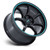 Rotiform Rc208 Bpu Wheels Rims 19x10.5 5x114.3 Gloss Black W/ Teal Stripe 40mm | RC208BL19051240