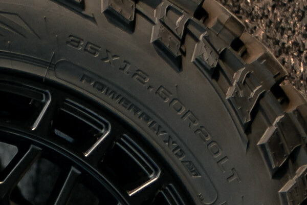 Standard (Inch) tire size numbers on tire sidewall, explained