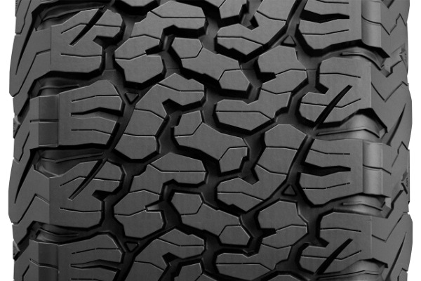 Example of an all terrain tire tread