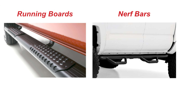 Running Boards vs Nerf Bars Comparison