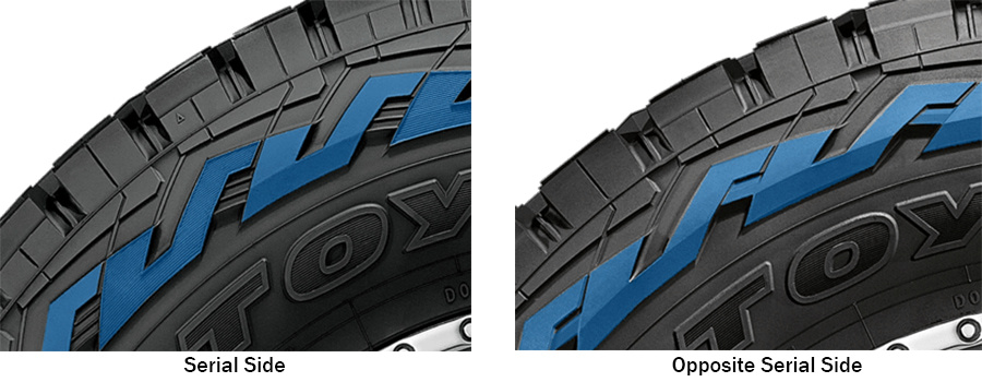 Toyo Open Country RT Sidewall Designs