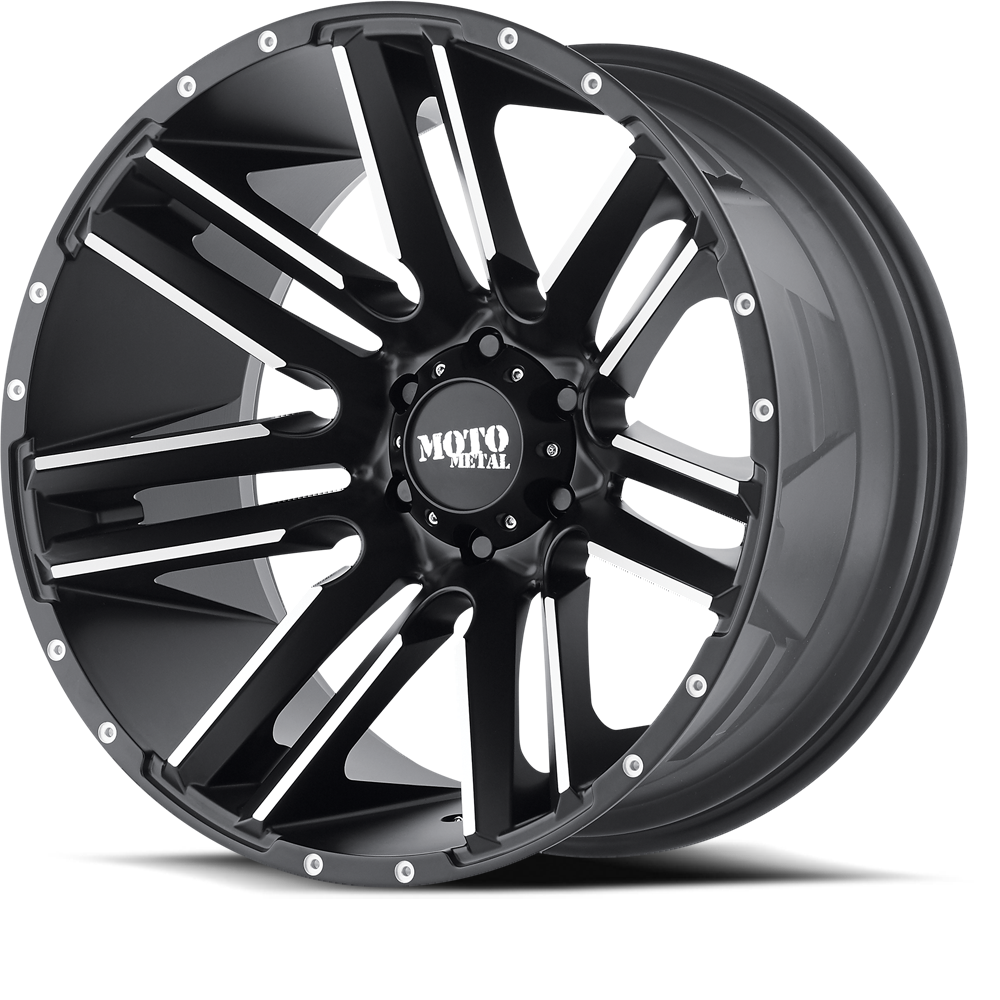 m*o様 ルース　35セット Moto Metal Mo978 Razor 20x9 6x139.7 Black Machine 18 Wheels