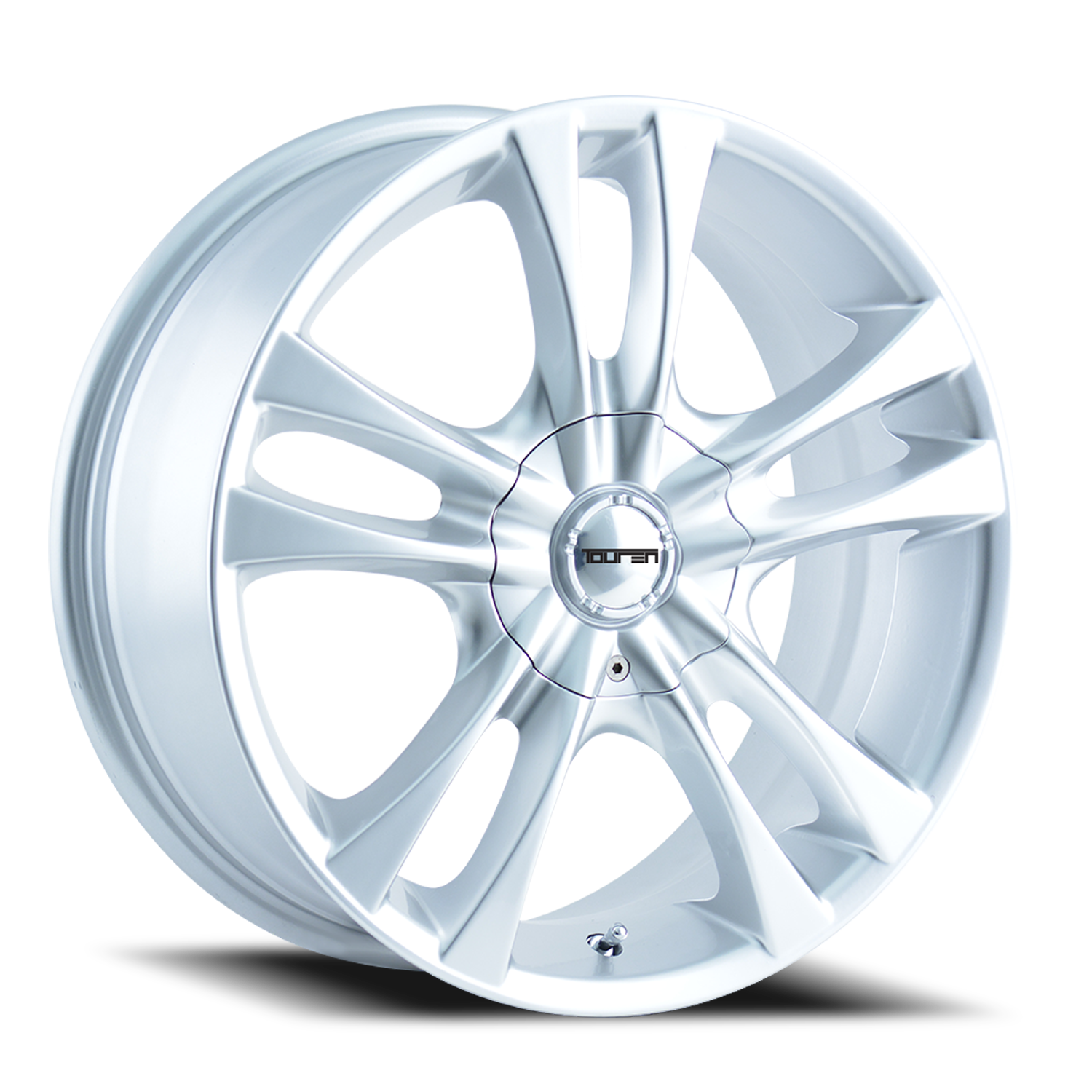 Touren Tr22 Wheels Rims 17x7 5x100 5x114.3 Gloss Hyper Silver 40mm