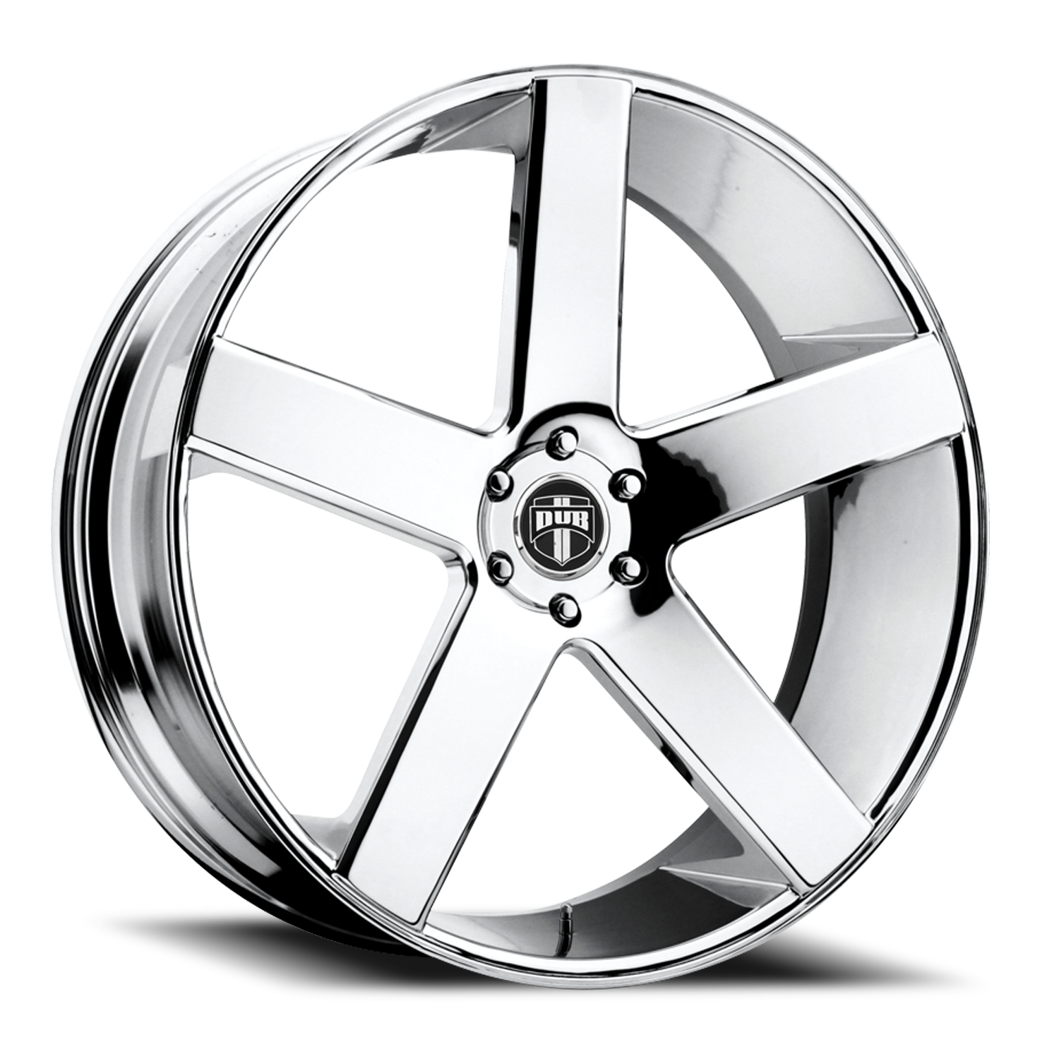 Dub S115 Baller Wheels Rims 24x10 5x120 Chrome 20mm | S115240021+20