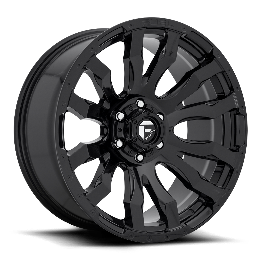 【bubu】BLITZ BFV-67 Fuel D675 Blitz 20x10 6x139.7/6x5.5 Gloss Black -18mm Wheels