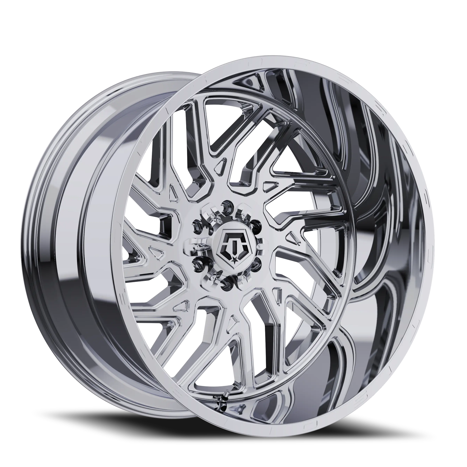 Tis 544C 20x9 6x135 6x139.7 Chrome 0mm Wheels