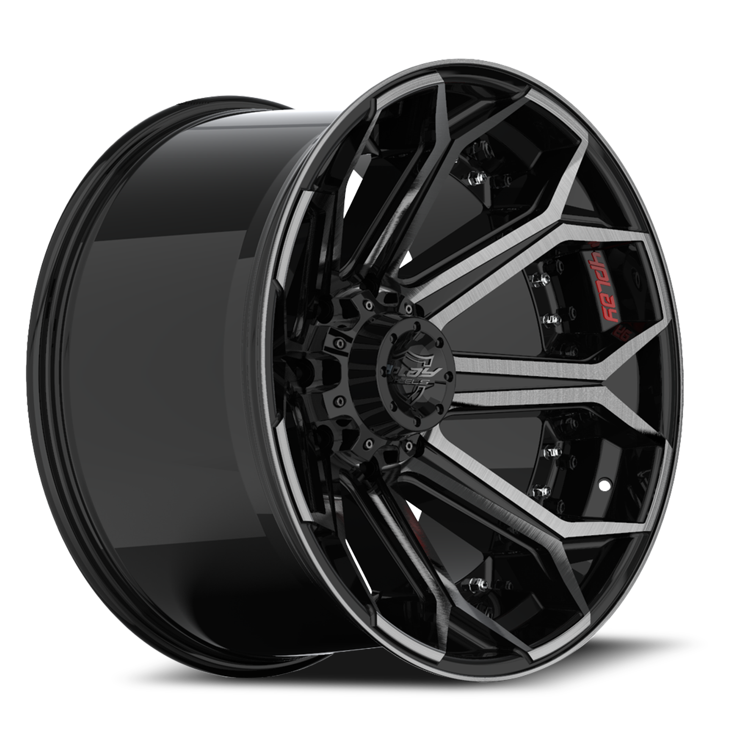 ●BLACK BALLED Brushed Black 4PLAY GEN2 Wheels fit Ford 20x10 SET - 4PLAY