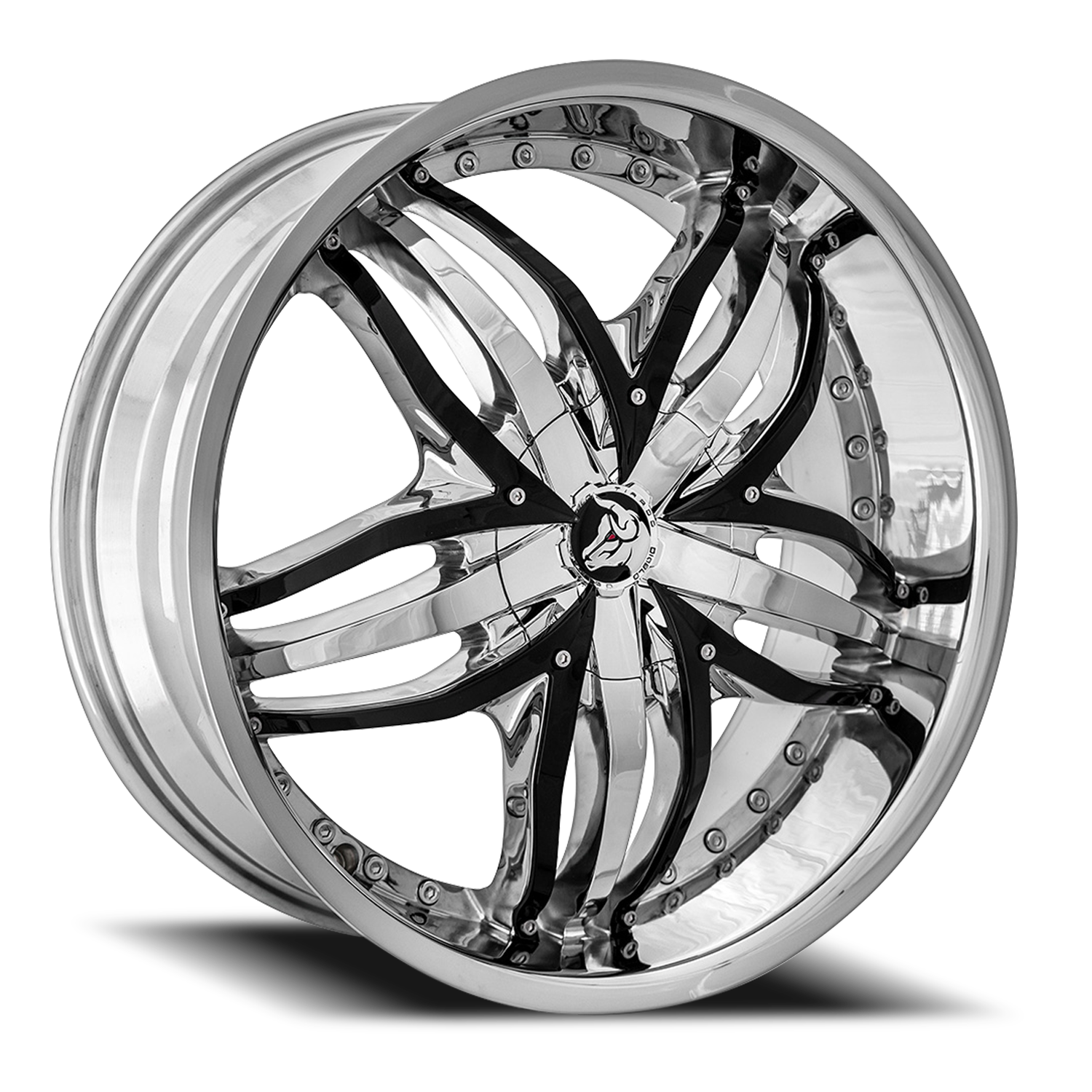 Diablo Angel 20x8.5 5x112 5x114.3 Chrome 35mm Wheels