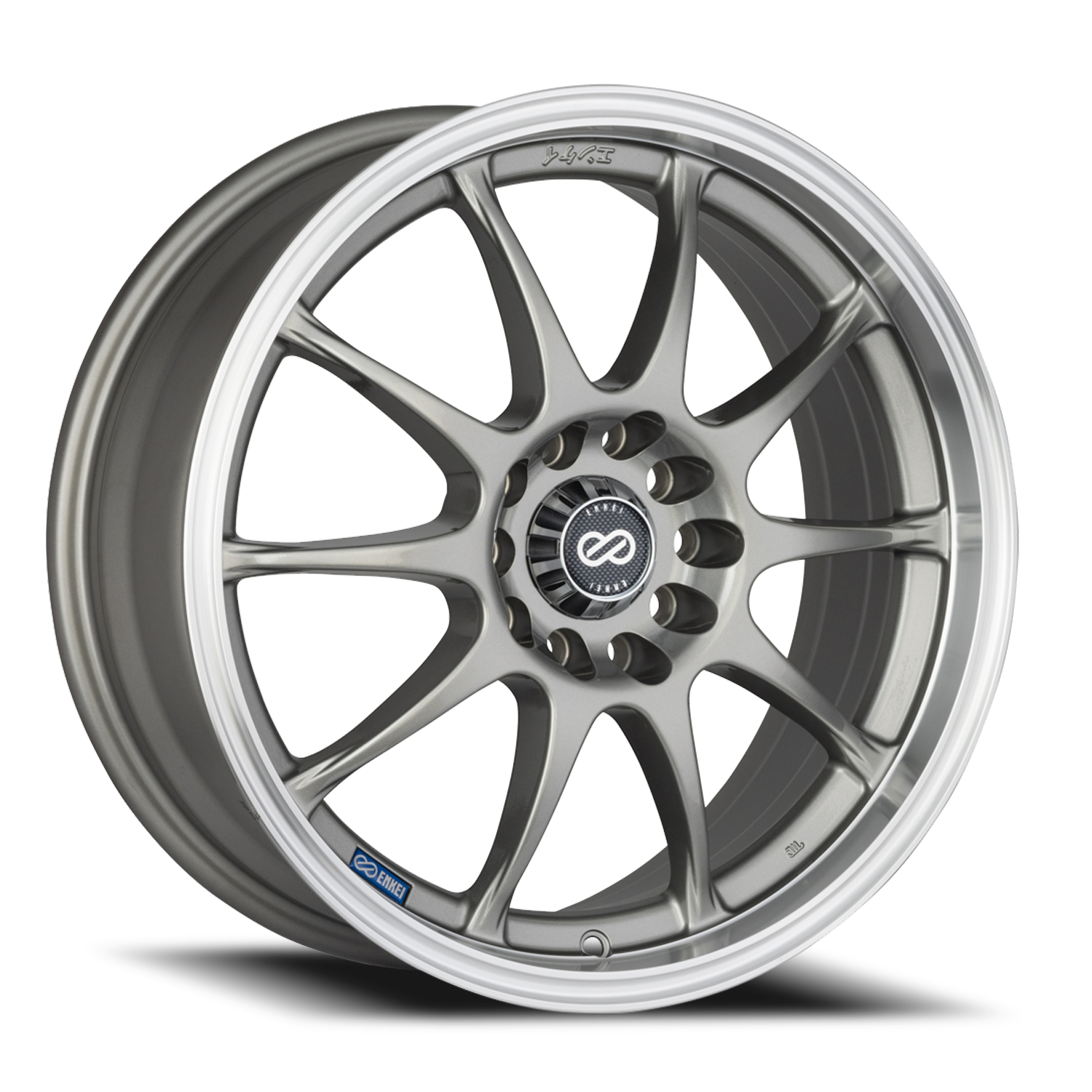Enkei J10 17x7 4x100 4x114.3 Silver 42mm Wheels