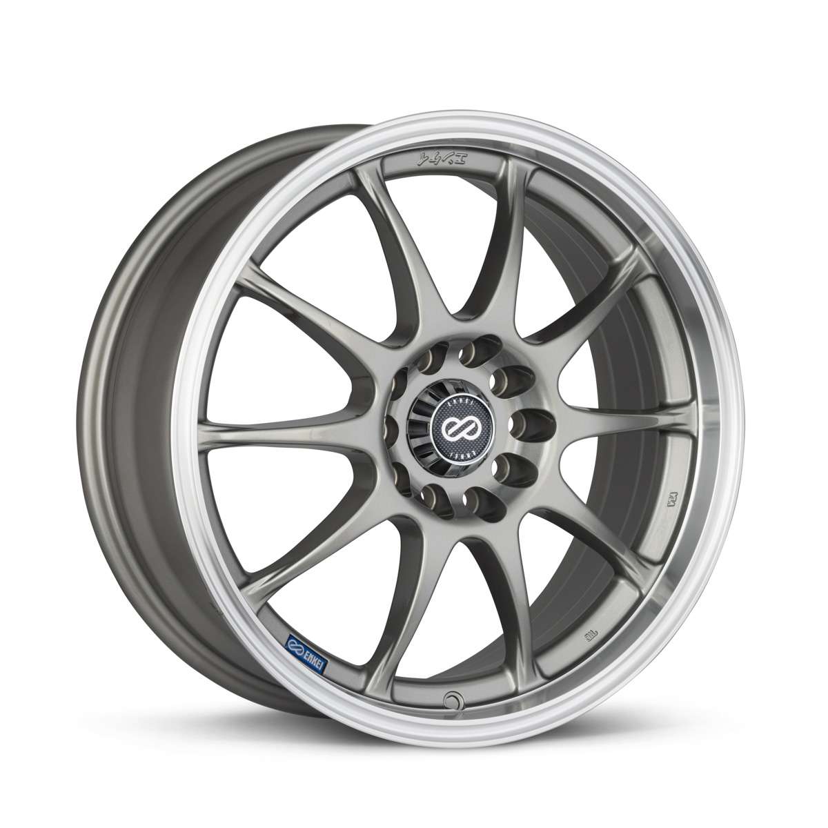 Enkei J10 Wheel 18x7.5 4x100 & 4x108 Silver 42mm - BB INSTALL REBATE SUBMIT  & SAVE!