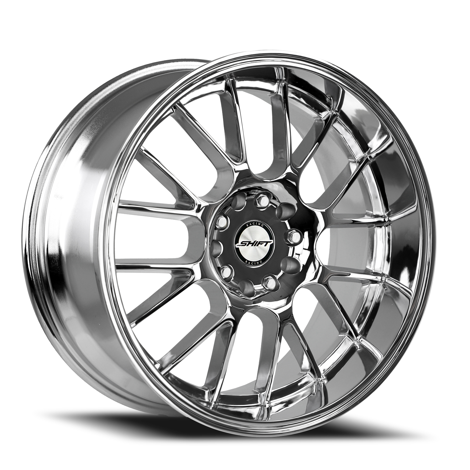 Shift H28 Crank Wheels Rims 18x8.5 5x114.3 5x120 Chrome 30mm