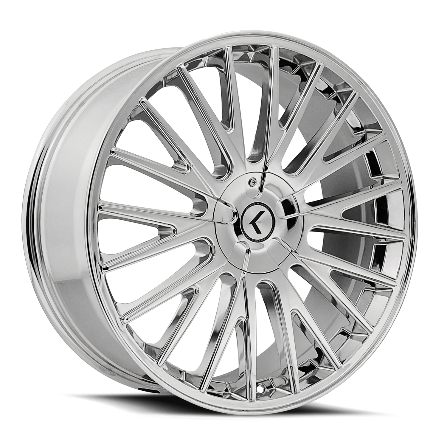 Kraze Kr185 Down 20x8.5 5x112 5x120 Chrome 38mm Wheels