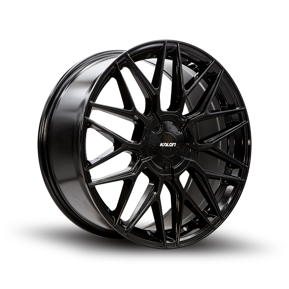 Kalon Wheels Blitz 203 18x8 5x112 5x120 Black 40mm Wheels