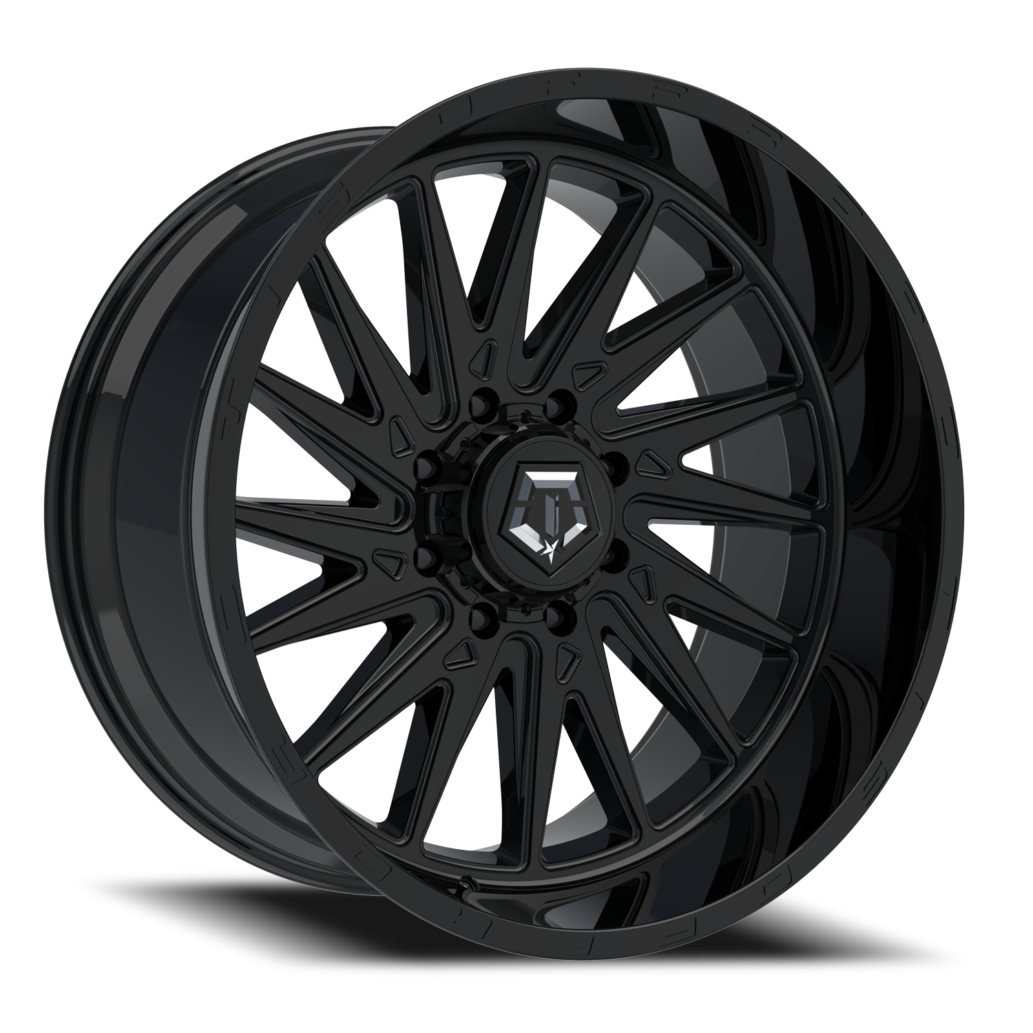 Tis 547B 20x9 5x127/5x5 5x139.7/5x5.5 Gloss Black 0mm Wheels