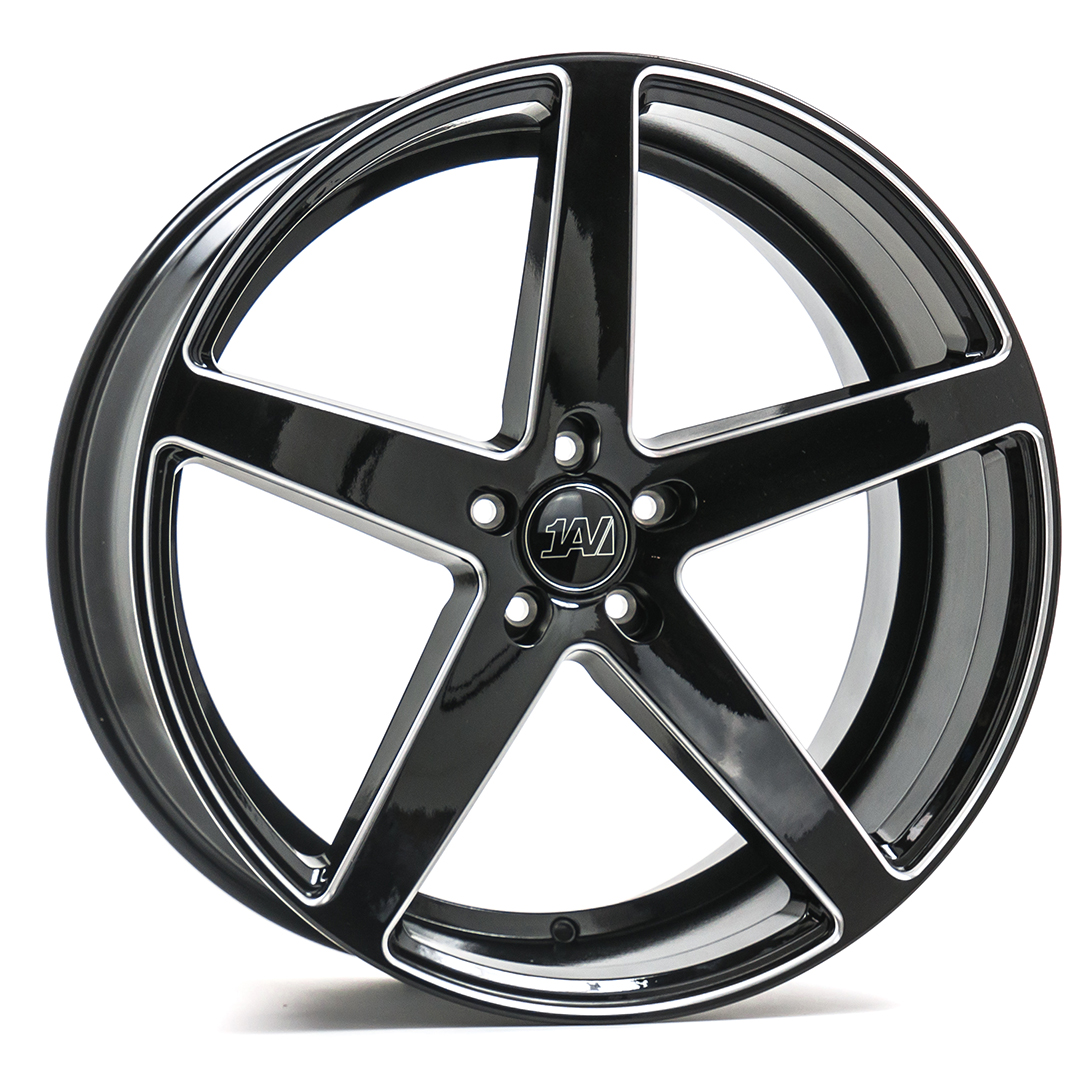 Axe Zx9 Wheels Rims 22x10.5 5x130 Gloss Black 25mm