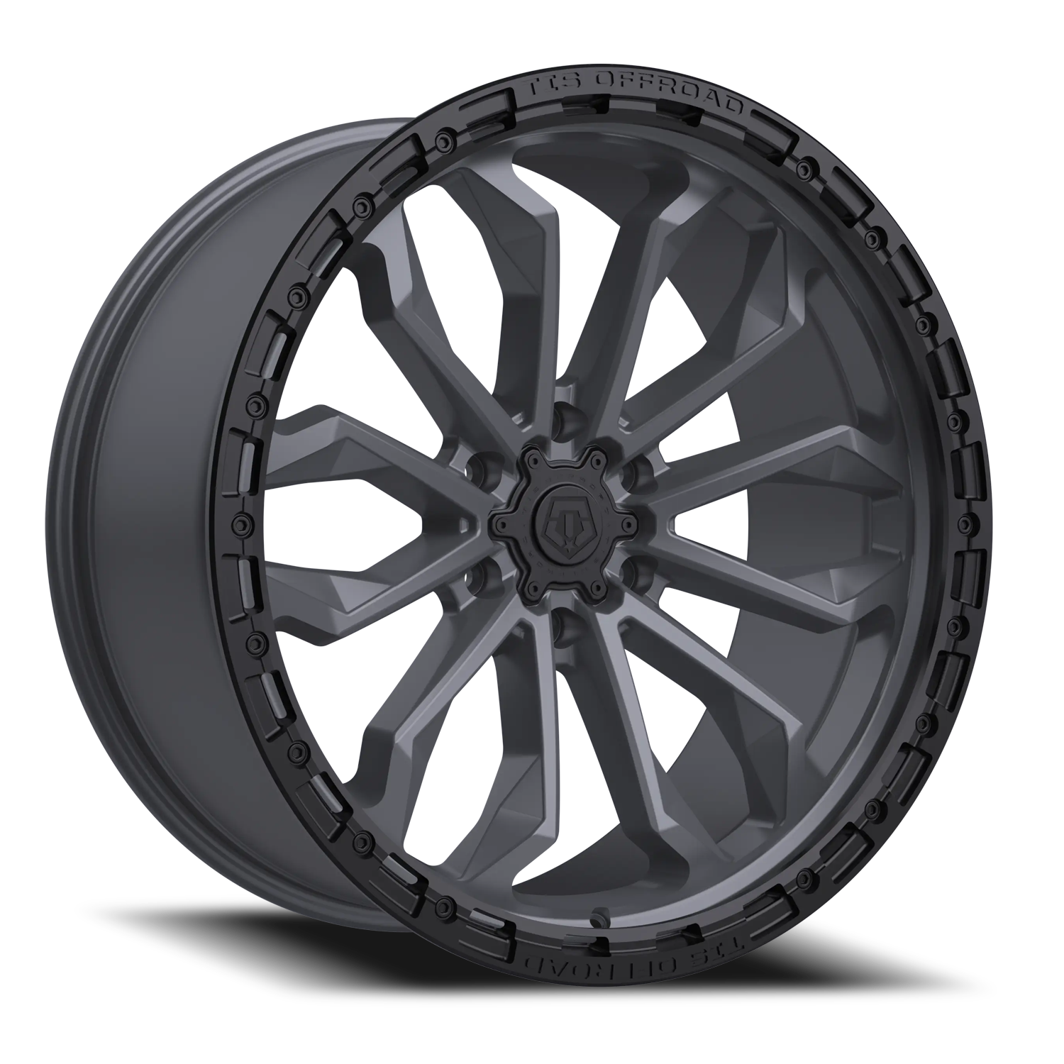 Tis 556Ab 20x10 6x135 Anthracite Black Cast -20mm Wheels