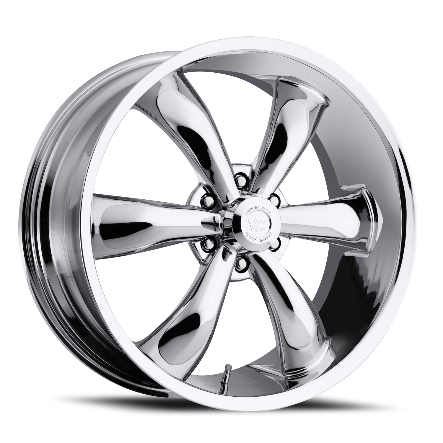 Vision Legend 6 142 22x9.5 6x139.7/6x5.5 Chrome 30mm Wheels
