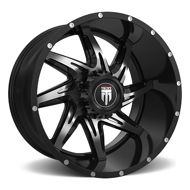 American Truxx Spyder AT183 Wheel Gloss Black Machine